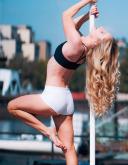 Dragonfly Mandy Pole Shorts Nude / Xs