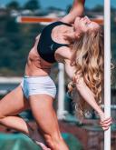 Dragonfly Mandy Pole Shorts Violet / S