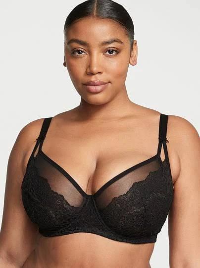 Dream Angels Lace Balconette Minimizer Bra , Black, 36c - Women's Bras - Victoria's Secret