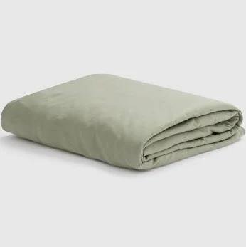 Dream - Sage Organic Cotton Jersey Fitted Sheet - King Single - Fine-Day - Bedding & Linen