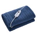 Dreamaker Coral Fleece Heated Throw - Classic Blue