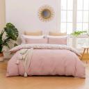 Dreamaker Cottage Flowers 100% Cotton Reversible Quilt Cover set-queen
