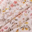 Dreamaker Cottage Flowers 100% Cotton Reversible Quilt Cover set-queen