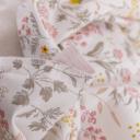 Dreamaker Cottage Flowers 100% Cotton Reversible Quilt Cover set-queen