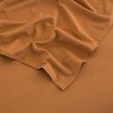 Dreamaker Micro Flannel Sheet Set Super King Bed Rust