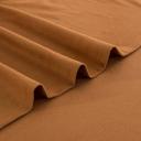 Dreamaker Micro Flannel Sheet Set Super King Bed Rust