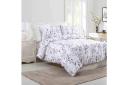 Dreamaker Printed Microfibre Quilt Cover Set King Single Bed Alberta