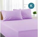 Dreamfields Double Size White Color Poly Cotton Fitted Sheet + Pillowcase