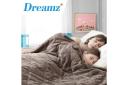 DreamZ 11kg Adults Size Anti Anxiety Weighted Blanket Gravity Blankets Mink