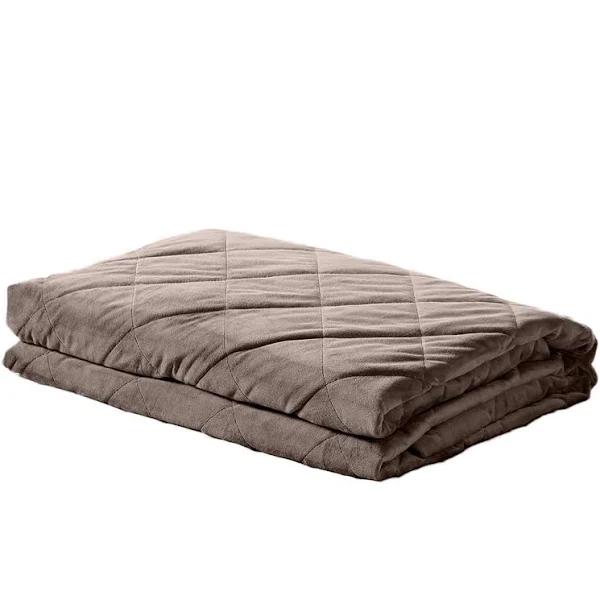 DreamZ 11kg Adults Size Anti Anxiety Weighted Blanket Gravity Blankets Mink