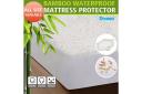 DreamZ Fitted Waterproof Mattress Protector With Bamboo Fibre Cover Double Size