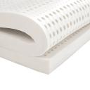 DreamZ Latex Mattress Topper Natural 7 Zone Bedding Removable Cover Mat 5cm