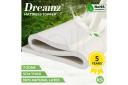 DreamZ Latex Mattress Topper Natural 7 Zone Bedding Removable Cover Mat 5cm