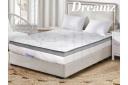 DreamZ Spring Mattress Bed Pocket Tight Top Foam Medium Firm King Size 25cm