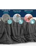DreamZ Weighted Blanket Heavy Gravity Adults Deep Relax Adult 5kg Grey