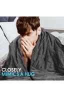 DreamZ Weighted Blanket Heavy Gravity Adults Deep Relax Adult 5kg Grey