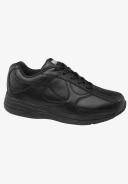 Drew Shoes Men's Surge Walking Shoe,Black Leather,9.5 W US