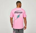 Dripmade Street Tour Boxy Fit T-Shirt - Pink - Size - L