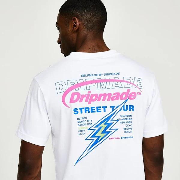 Dripmade Street Tour Boxy Fit T-Shirt - White - Size - L