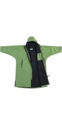 Dryrobe Advance Long Sleeve Changing Robe - Dark Green/Black