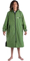 Dryrobe Advance Long Sleeve Changing Robe - Dark Green/Black