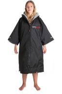 Dryrobe Advance Short Sleeve Changing Robe - Black/Grey