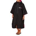 Dryrobe Advance Short Sleeve Changing Robe - Black Pink