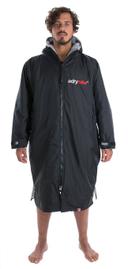 Dryrobe Advance Short Sleeve Changing Robe - Black Pink