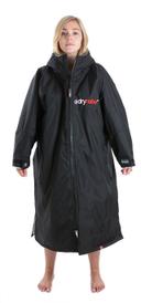 Dryrobe Advance Short Sleeve Changing Robe - Black Pink