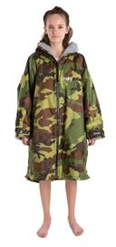 Dryrobe Advance Short Sleeve Changing Robe - Black Pink