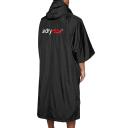 Dryrobe Advance Short Sleeve Changing Robe - Black Red