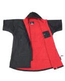 Dryrobe Advance Short Sleeve Changing Robe - Black Red