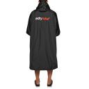 Dryrobe Advance Short Sleeve Changing Robe - Black Red