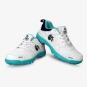 DSC Belter Cricket Shoe - Green/White - Rubber Sole - Kids