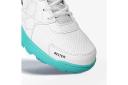DSC Belter Cricket Shoe - Green/White - Rubber Sole - Kids
