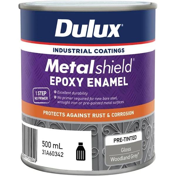 Dulux Metalshield Epoxy Enamel Gloss Woodland Grey 500ml