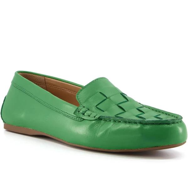 Dune London Greene Loafer in Green 39