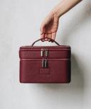 Duo Vanity Case: Burgundy