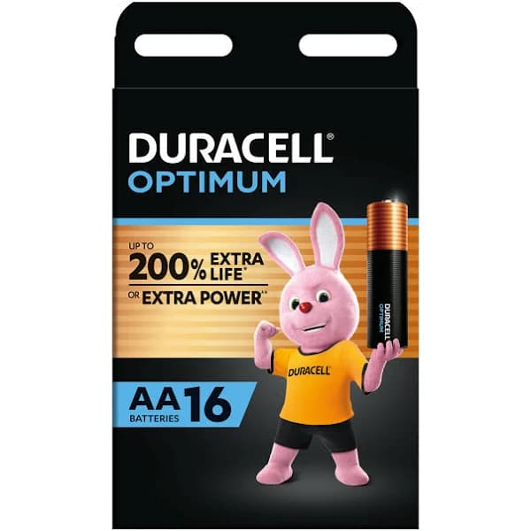 Duracell AA 1.5V Optimum Battery - 16 Pack