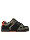 Dvs Celsius In Black Olive For Men | Mesh Lace Up Skate Trainers