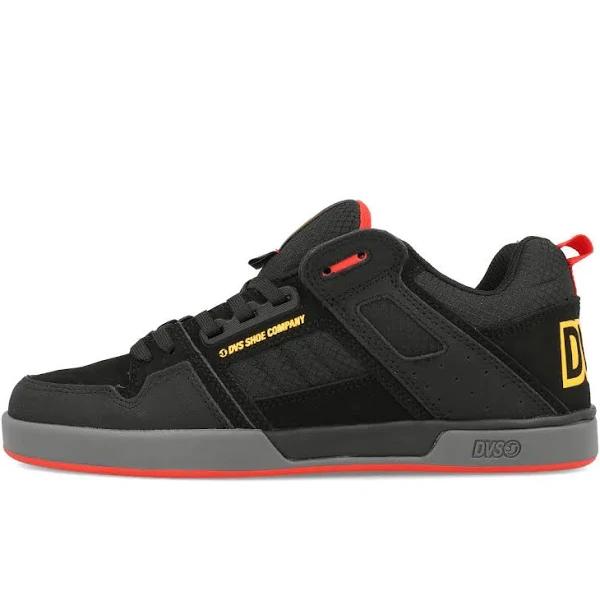 DVS Comanche 2.0+ Shoes (black yellow red nubuck)