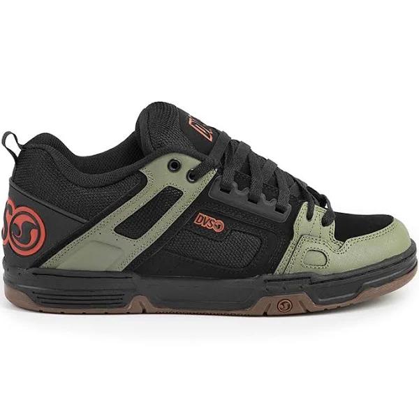 DVS Comanche Shoes - Black/Olive/Orange Nubuck