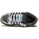 DVS Comanche Shoes - Charcoal/White/Turqoise Nubuck
