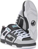 DVS Comanche Shoes - Charcoal/White/Turqoise Nubuck