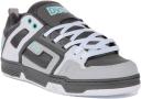 DVS Comanche Shoes - Charcoal/White/Turqoise Nubuck