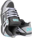 DVS Comanche Shoes - Charcoal/White/Turqoise Nubuck