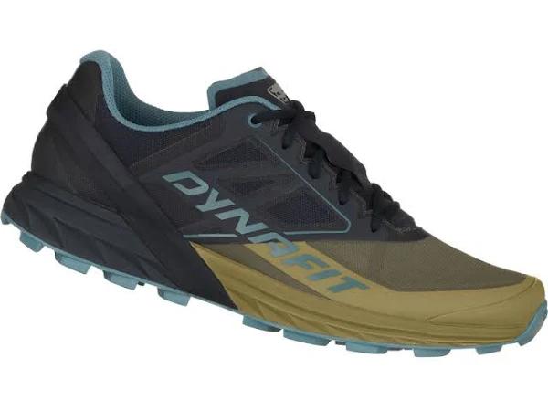 Dynafit Alpine Trail Running Shoes Black Khaki Green - 44.5