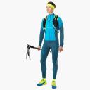 Dynafit Ultra 50 GORE-TEX Shoes Blue Orange - 48.5