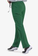 Easy Stretch by Butter-Soft Petite Drawstring Scrub Pants - L - Hunter