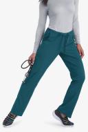 Easy Stretch by Butter-Soft Petite Drawstring Scrub Pants - M - Caribbean Blue